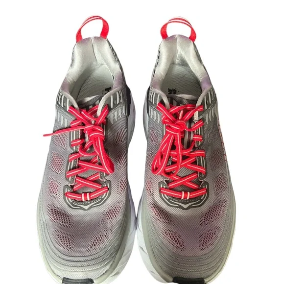 Hoka One One | Shoes | Hoka One One Bondi 6 Gray Red Mens  display picture 2